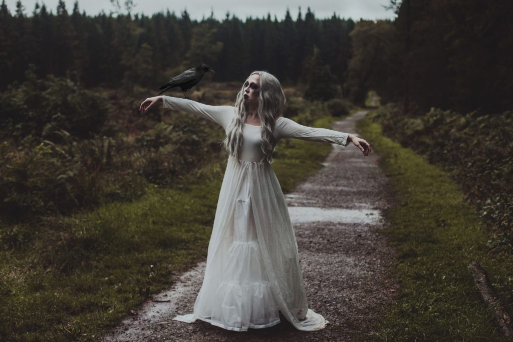 Ethereal Portraits in Stockhill Woods Horror Photography