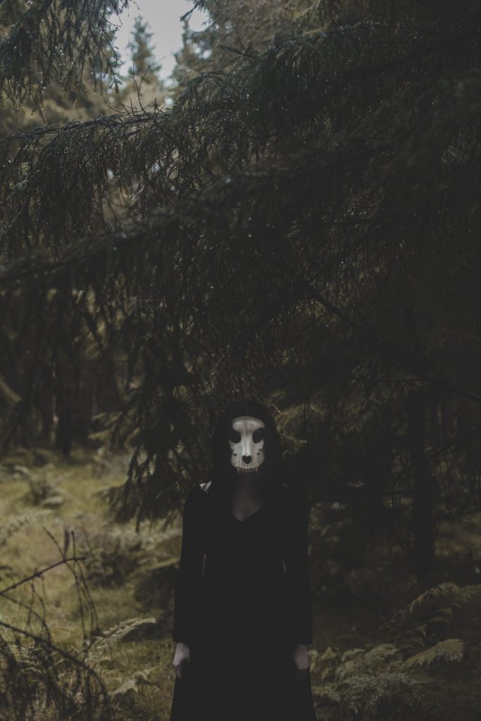 Sinister horror photography