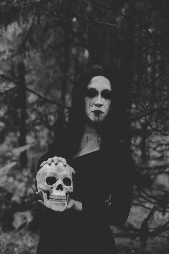 Sinister horror photography
