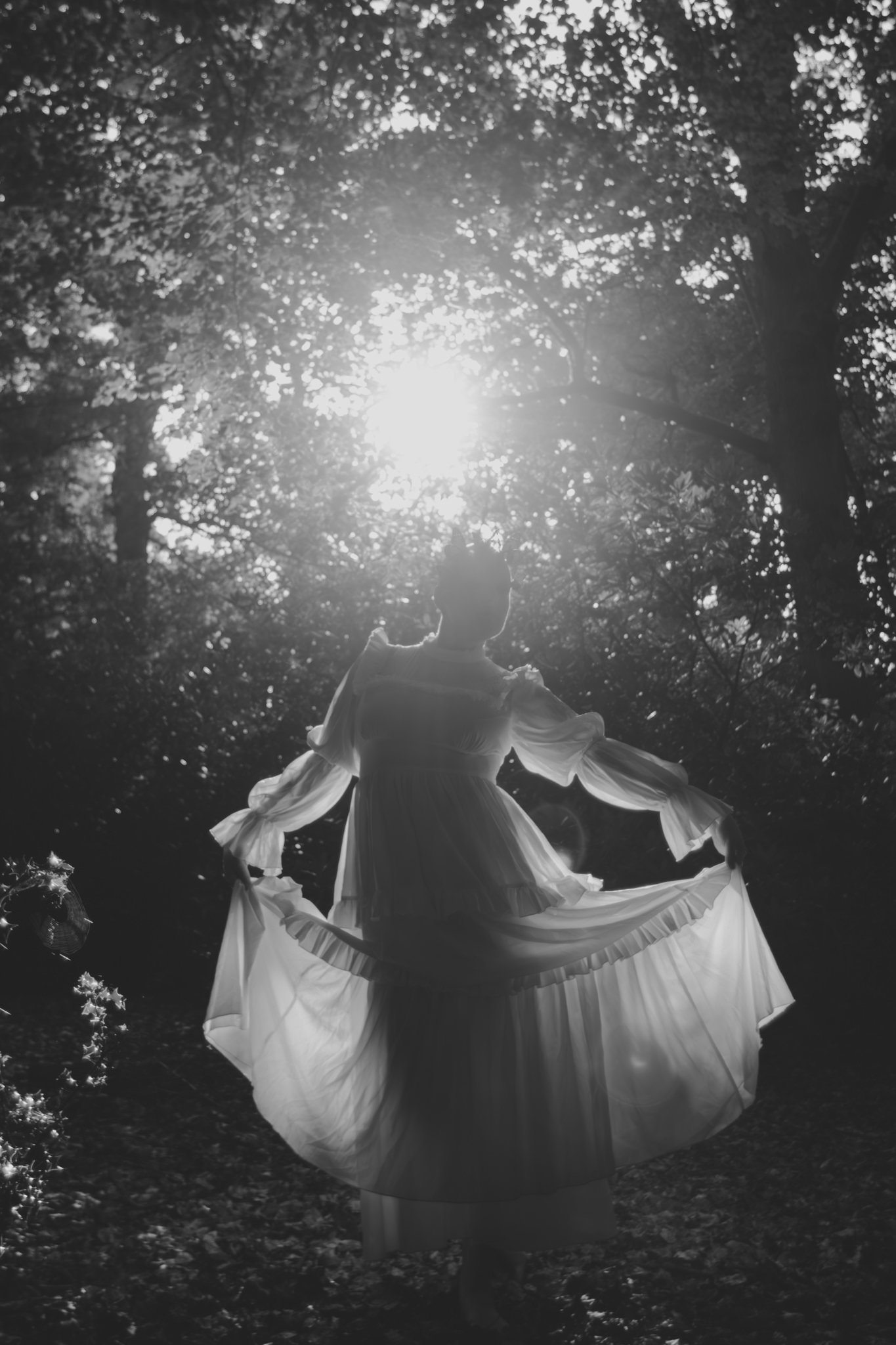 Dark, alternative, horror, and gothic wedding photography in Glastonbury, Somerset 7 Bristol