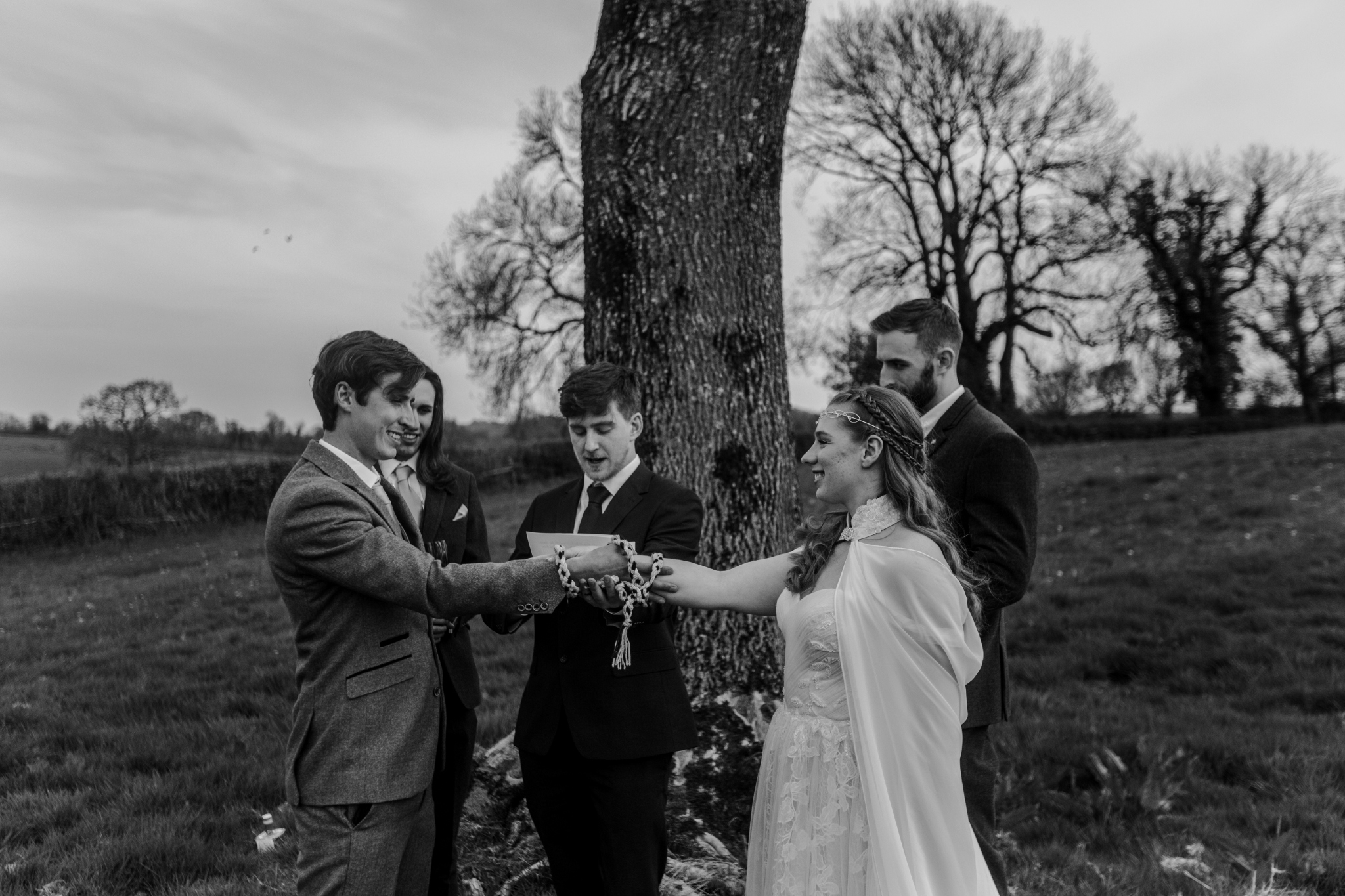 Dark, alternative, horror, and gothic wedding photography in Glastonbury, Somerset 7 Bristol
